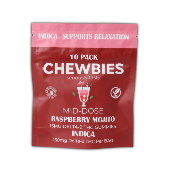 Chewbies 15mg THC gummies 10pk - sold by Green Treez Company