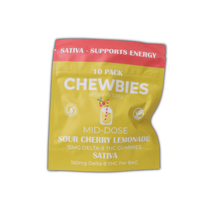 Chewbies 15mg THC gummies 10pk - sold by Green Treez Company