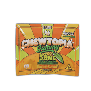 Chewtopia Orange Crush 50mg 10pk gummies - sold by Green Treez Company
