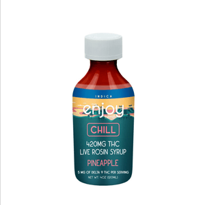 Chill Pineapple Syrup 420mg Delta 9 THC - sold by Green Treez Company