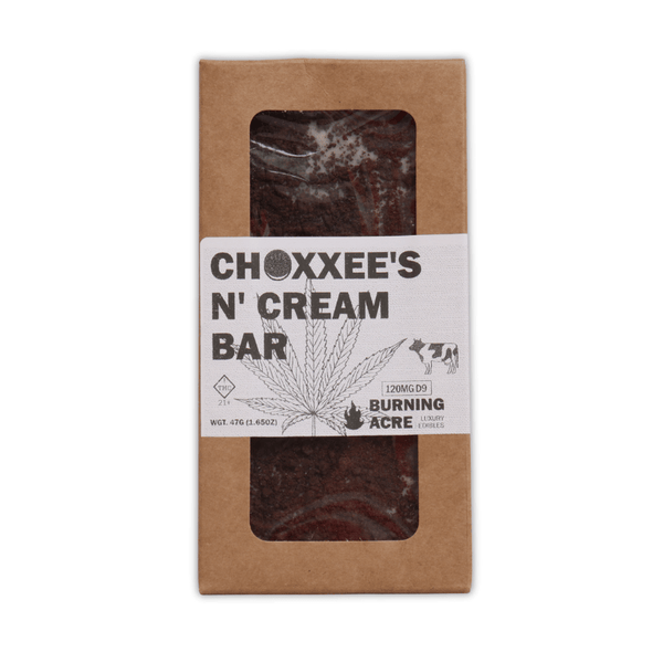 Choxxee’s N’ Cream Chocolate Bar 120mg Delta 9 THC - sold by Green Treez Company