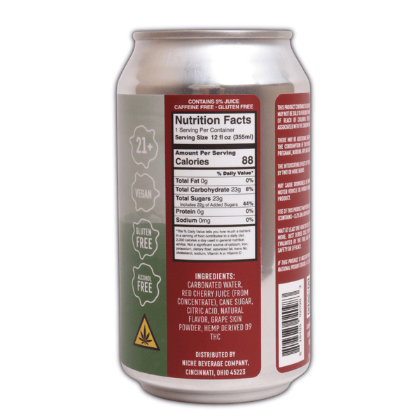 Christmas Cookie Soda 10mg Delta 9 THC - sold by Green Treez Company