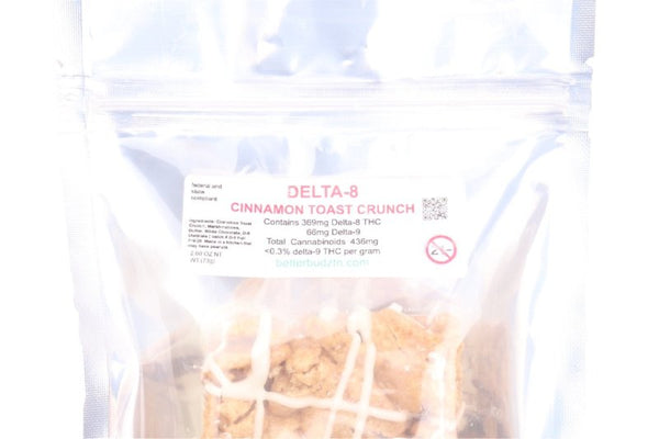 Cinnamon Toast Crunch Cereal Bar Delta 9 Delta 8 THC - sold by Green Treez Company