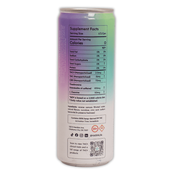 Coconut Wave Seltzer 50mg THC THCv CBD - sold by Green Treez Company
