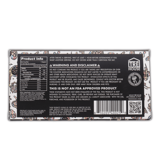 Cookies and Cream Extra Strength Mushroom Chocolate - sold by Green Treez Company