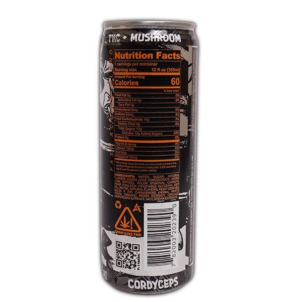 Crank Tropical Punch 10mg Delta 9 THC + Reishi and Cordyceps - sold by Green Treez Company