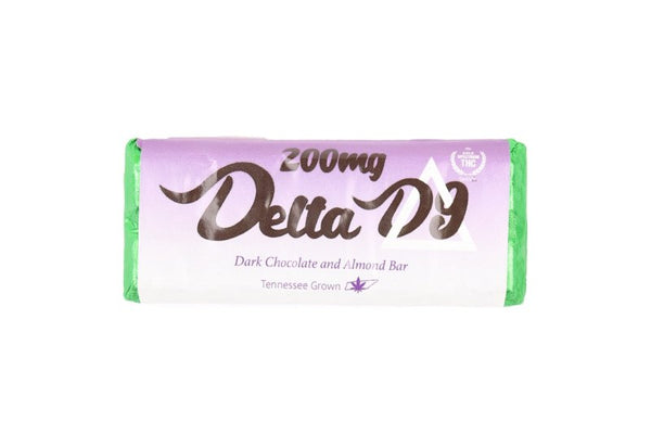 Dark Chocolate Almond Bar Delta 9 THC 200mg - sold by Green Treez Company