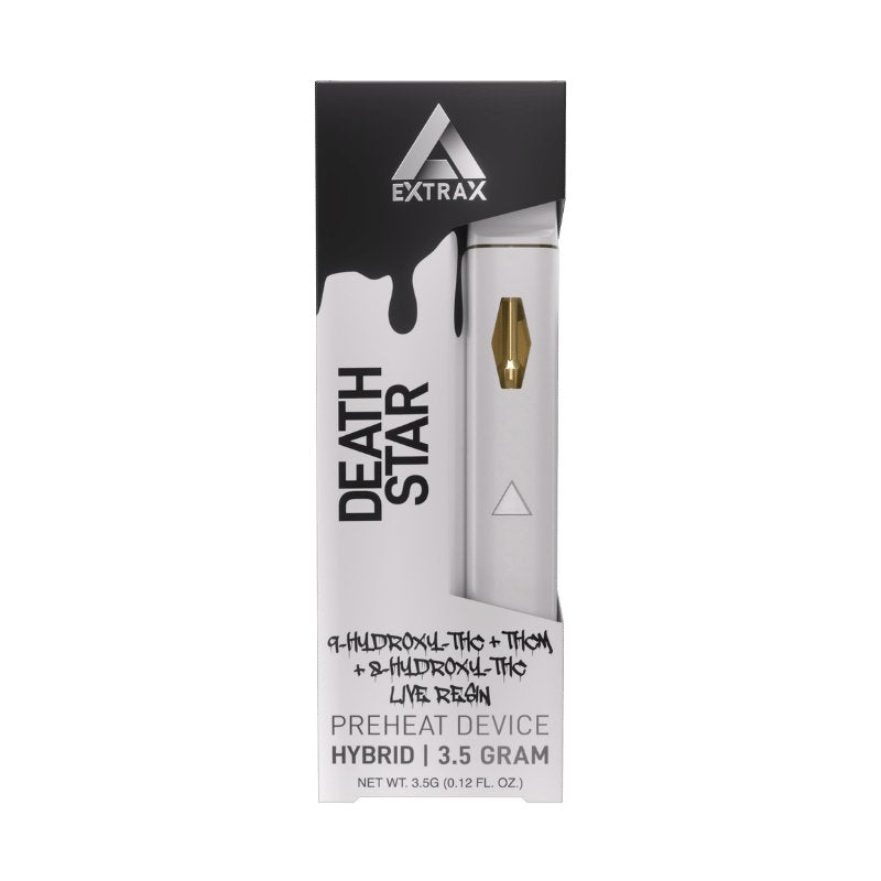 Delta Extrax Death Star Disposable | 3.5 gram | Splat THC Blend Green Treez Company Delta Extrax Death Star Disposable | 3.5 gram | Splat THC Blend Green Treez Company