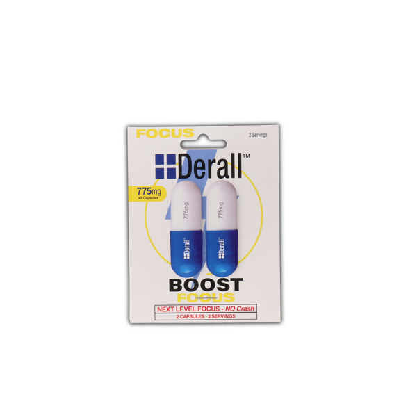 Derall 775mg Focus Capsules