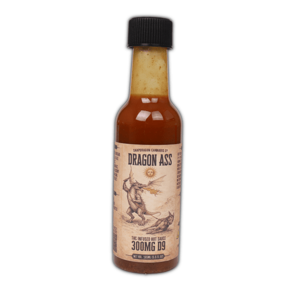 Dragon Ass THC Infused Hot Sauce 300mg - sold by Green Treez Company