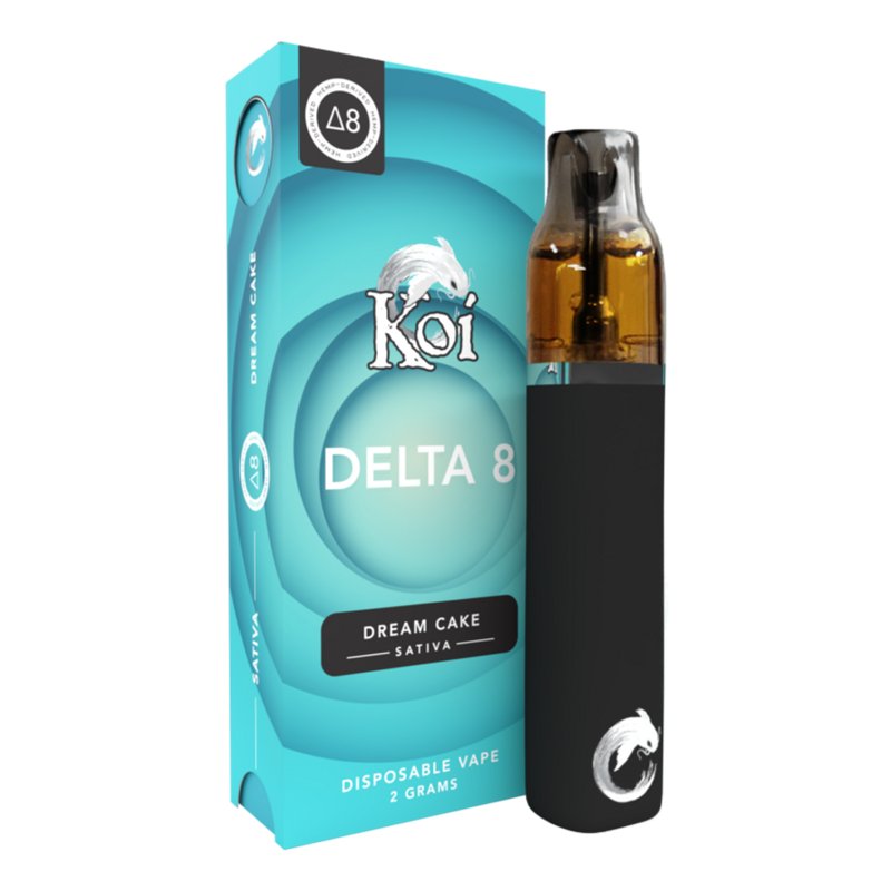 Koi CBD Dream Cake Disposable | 2 grams | Delta 8 THC Green Treez Company Koi CBD Dream Cake Disposable | 2 grams | Delta 8 THC Green Treez Company