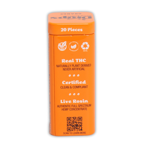 Drops Live Rosin Hemp Jellies 100mg THC - sold by Green Treez Company