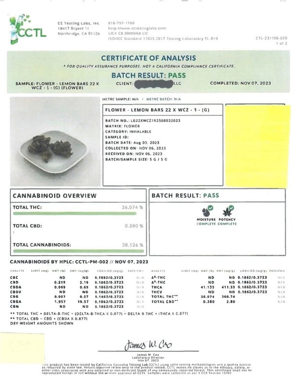 Exotix Top Shelf THCa Flower 1g - sold by Green Treez Company