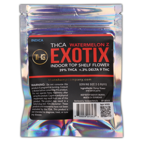 Exotix Top Shelf THCa Flower 1g - sold by Green Treez Company
