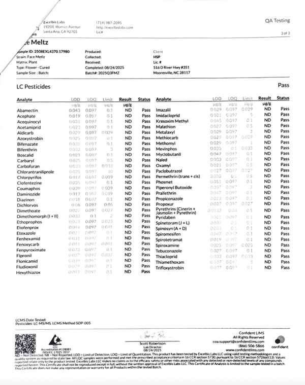 Face Meltz THCa Flower - sold by Green Treez Company