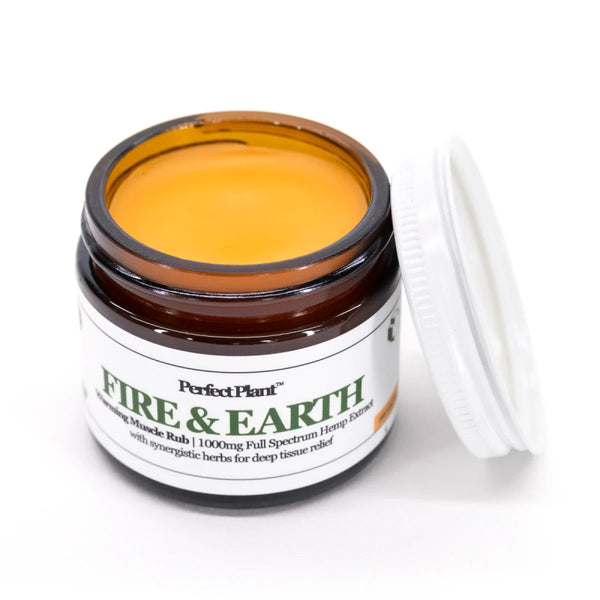Fire and Earth Warming Muscle Rub CBD 1000mg - sold by Green Treez Company