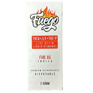 Fire OG Live Resin Disposable 2g THCa THCp - sold by Green Treez Company