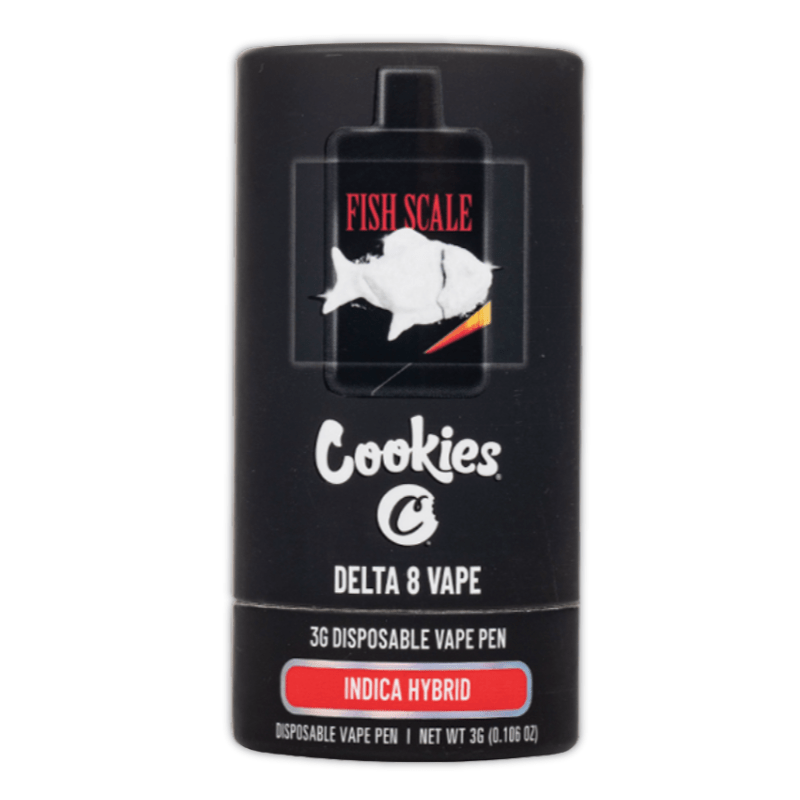 Cookies Fish Scale Disposable | 3 grams | Delta 8 THC Green Treez Company Cookies Fish Scale Disposable | 3 grams | Delta 8 THC Green Treez Company