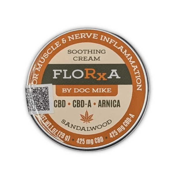 FloRxa Soothing Cream CBD CBDa Arnica - sold by Green Treez Company