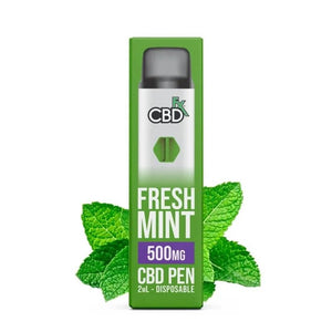 Fresh Mint Disposable Broad Spectrum CBD 500mg - sold by Green Treez Company