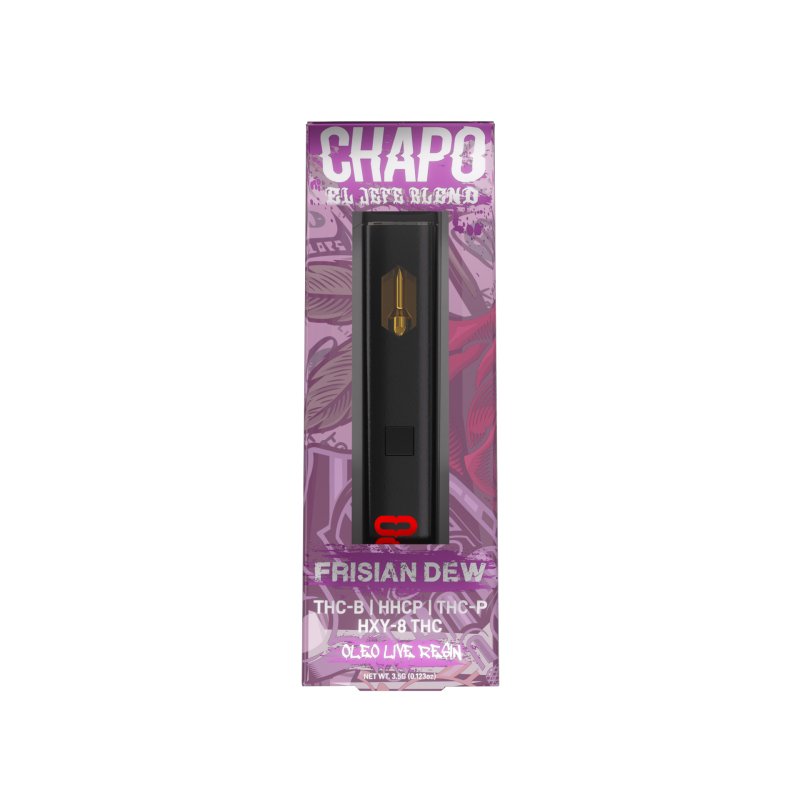 Chapo Extrax Frisian Dew Disposable | 3.5 gram | El Jefe THC Blend Green Treez Company Chapo Extrax Frisian Dew Disposable | 3.5 gram | El Jefe THC Blend Green Treez Company