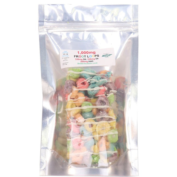 Froot Loops Cereal Bar 1000mg THC Blend - sold by Green Treez Company