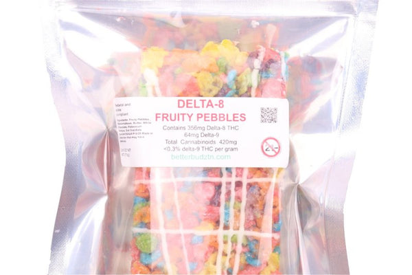 Fruity Pebbles Cereal Bar Delta 9 Delta 8 THC - sold by Green Treez Company