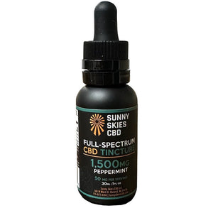 Full Spectrum CBD Oil 1500mg Peppermint - sold by Green Treez Company