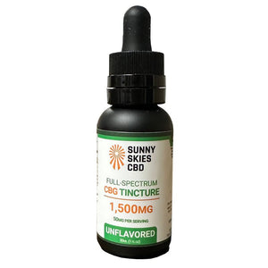 Full Spectrum CBG Oil 1500mg Unflavored - sold by Green Treez Company