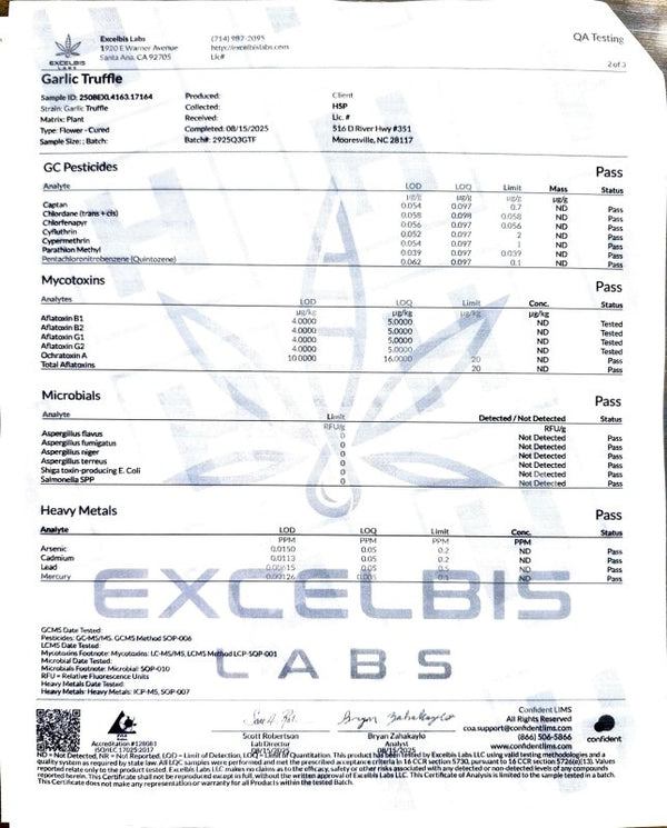 Garlic Truffle Craft Primo Preroll 1.5g THCa - sold by Green Treez Company