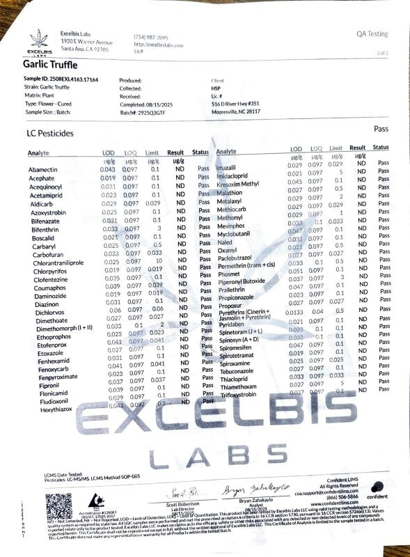 Garlic Truffle Craft Primo Preroll 1.5g THCa - sold by Green Treez Company