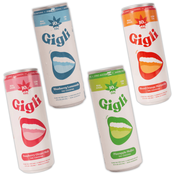 Gigli THC Cocktails 10mg Delta 9 THC - sold by Green Treez Company