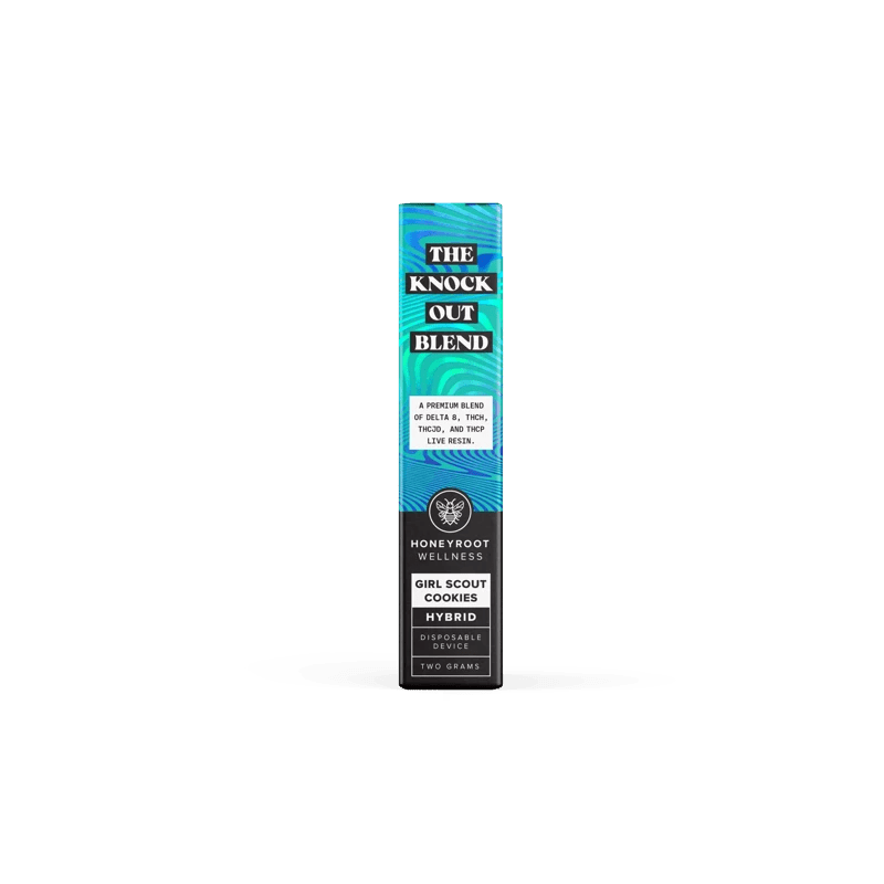 Honeyroot Wellness GSC Disposable | 2 gram | Knockout THC Blend Green Treez Company Honeyroot Wellness GSC Disposable | 2 gram | Knockout THC Blend Green Treez Company