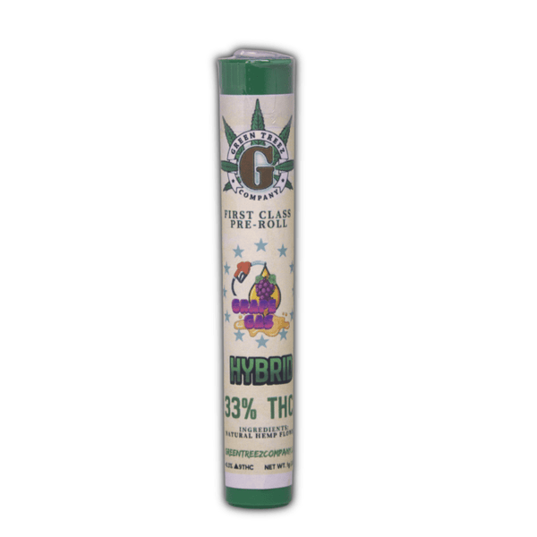 Grape Gas THCa Flower Preroll 1g - sold by Green Treez Company