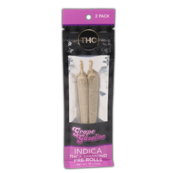 Grape Gasoline THCa Diamond Prerolls 2x 1g - sold by Green Treez Company