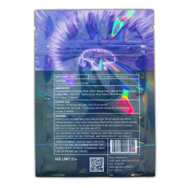 Grape Stomper Fun Gummies Shroom Kube - sold by Green Treez Company