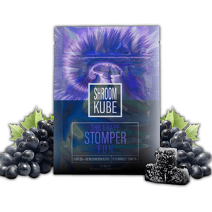 Grape Stomper Fun Gummies Shroom Kube - sold by Green Treez Company