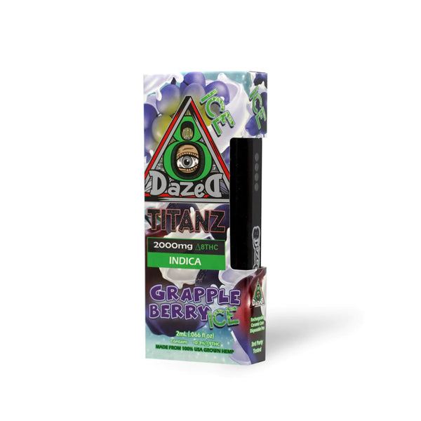 Grapple Berry Ice Titanz Disposable Delta 8 THC 2g - sold by Green Treez Company