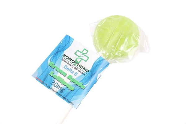 Green Apple Lollipop Delta 8 THC 30mg - sold by Green Treez Company