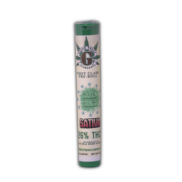 Green Crack THCa Flower First Class Preroll 1g - sold by Green Treez Company