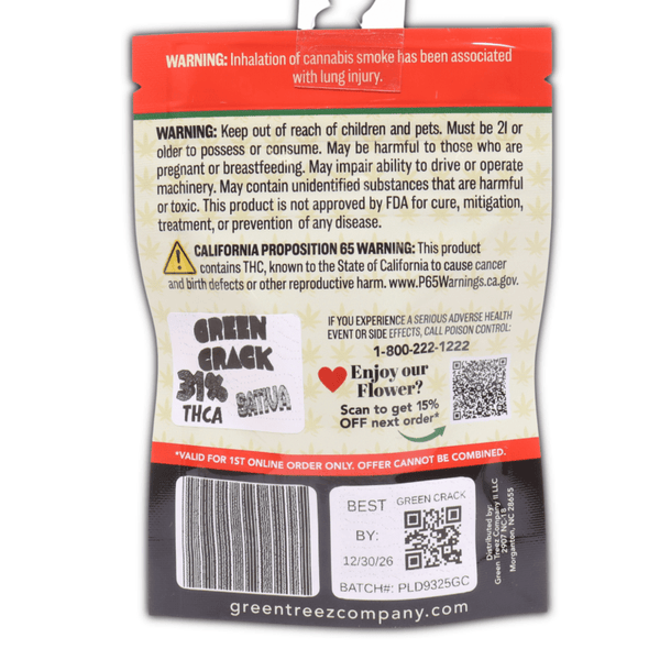 Green Crack THCa Flower - sold by Green Treez Company