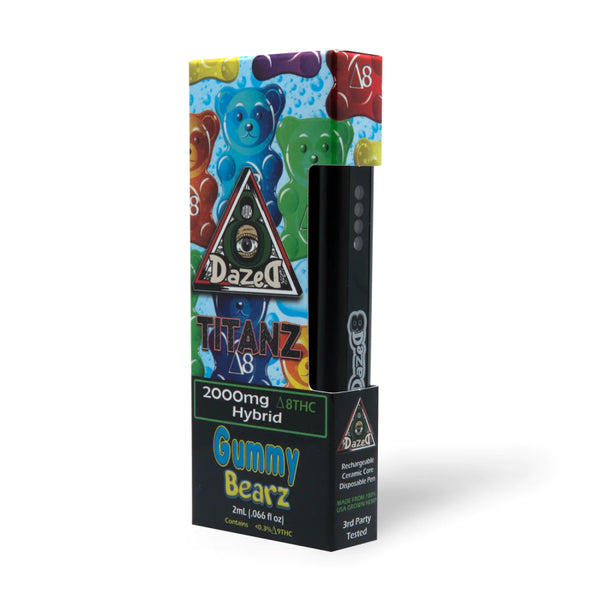 Gummy Bears Titanz Disposable Delta 8 THC 2g - sold by Green Treez Company