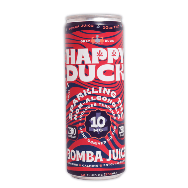 Happy Duck 10mg Sparkling THC Seltzers - sold by Green Treez Company