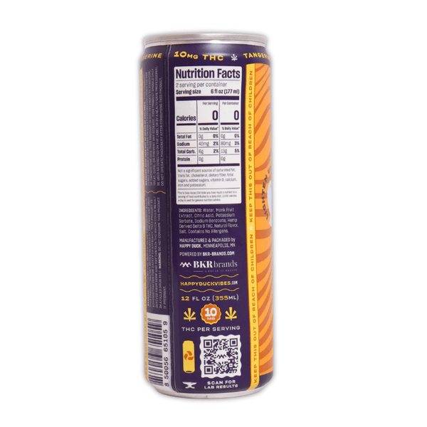 Happy Duck 10mg Sparkling THC Seltzers - sold by Green Treez Company