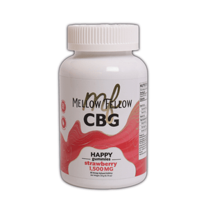 Happy Gummies 1500mg CBG Strawberry - sold by Green Treez Company
