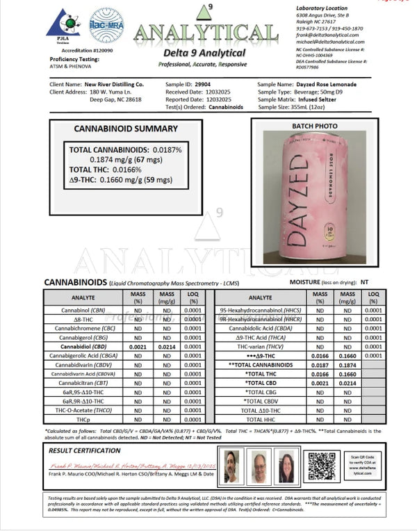Heavily Dayzed Rosé Lemonade - sold by Green Treez Company