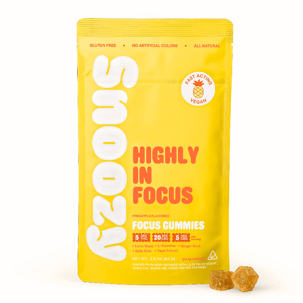 Highly in Focus Gummies 600mg THC CBG CBD - sold by Green Treez Company