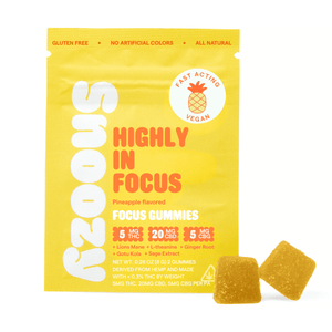 Highly in Focus Gummies 60mg THC CBG CBD - sold by Green Treez Company