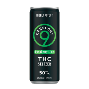 Highly Potent THC Seltzer Crescent 50mg Delta 9 THC - sold by Green Treez Company