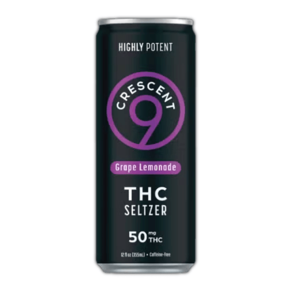 Highly Potent THC Seltzer Crescent 50mg Delta 9 THC - sold by Green Treez Company